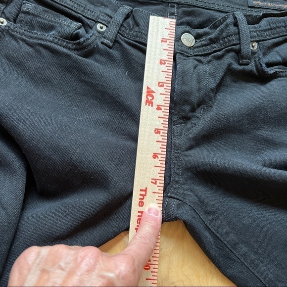 CITIZENS OF HUMANITY JEROME DAHAN JEANS BLACK STRAIGHT LEG SZ 29 - Picture 6 of 11